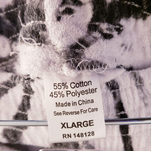 Weekend Terry Cloth Set size XL terry cloth tie dye black white full zip - Picture 7 of 15